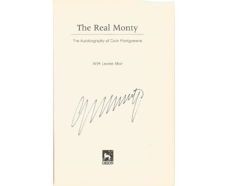 Colin Montgomerie Hardback Book The Real Monty - Autobiography signed by the Author on the Title Page First Edition Good Cond