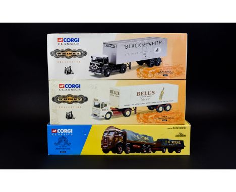 Corgi Classics Ltd and Numbered Edition Scale 1.50 Diecast Models for Adults ( 3 ) Three In Total. Comprises 1/ F.B. Atkinson