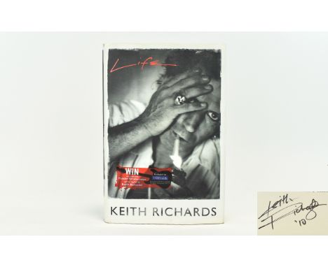 The Rolling Stones Autograph in book - Keith Richards