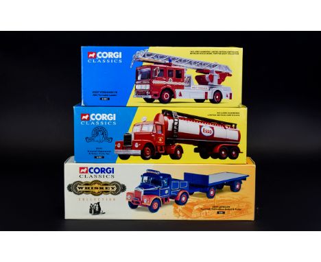 Corgi Classics Numbered Limited Edition Die-Cast Models for Adults, 3 in total, comprising 1/ Esso Scammell Highwayman and Ta