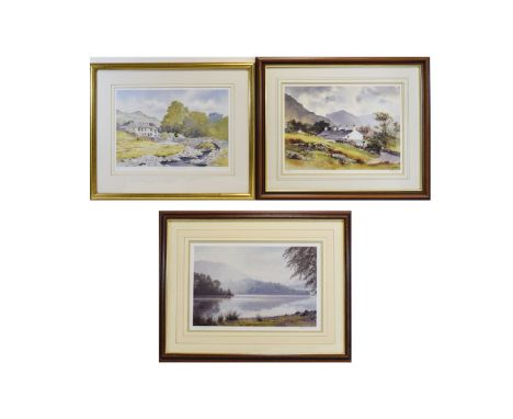 A Collection Of Limited Edition Lake District Interest Prints Three in total to include 'Grassmere' by Peter Worswick, number