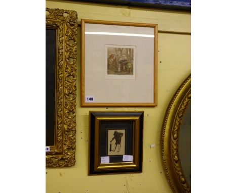LIMITED EDITION PRINT 'BROKEN FORKS' BY RICHARD WADE NO. 17/75 F/G & A PRINT - W.G. GRACE F/G