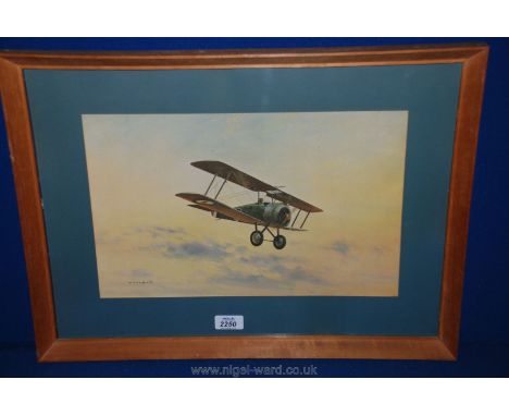 A framed Coulson Print of a vintage Aircraft