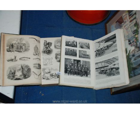 Two volumes - The Army and Navy illustrated Vol II bound magazines and ''The Pictorial Gallery of Arts 'Useful Arts' Book, 19
