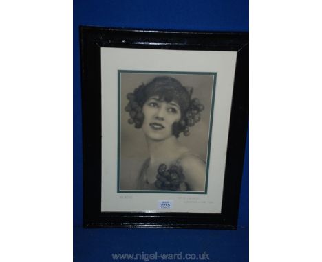 "Ariadne", a Photograph by C. Laundy 1934 from the exhibition of camera club.