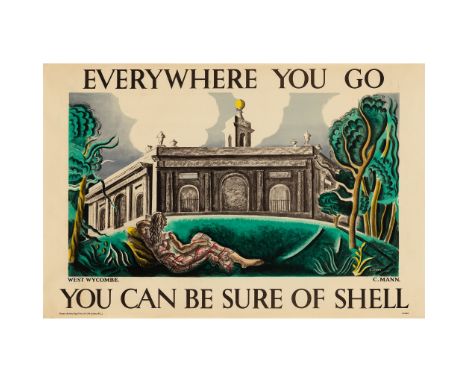 Cathleen Sabine Mann (1896–1959) West Wycombe lithographic poster, 1933, condition A; not backed (Dimensions: 76cm x 114 cm (