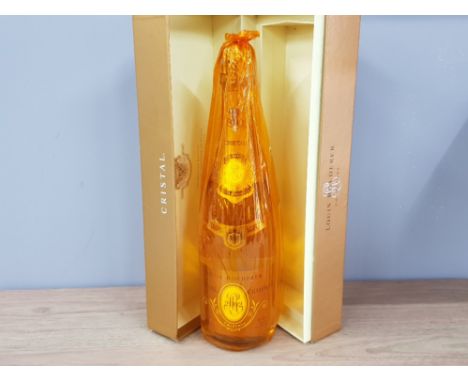 BOTTLE OF LOUIS ROEDERER CRISTAL CHAMPAGNE, VINTAGE 2002, 750ML, IN ORIGINAL BOX