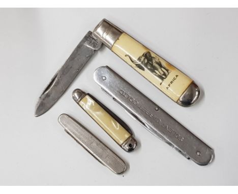 4 VINTAGE POCKET KNIVES