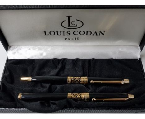 LOUIS CODAN PEN AND PENCIL SET IN ORIGINAL BOX