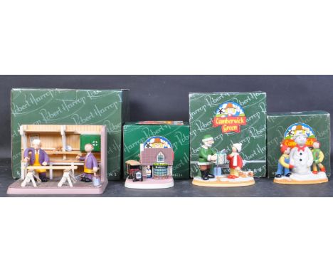 Camberwick Green – Robert Harrop – a collection of four statues / figurines. To include; CGM06 The bakery - CGMILL02 Winnie F