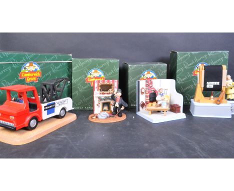 Camberwick Green – Robert Harrop – a collection of four statues / figurines. To include; CGM3 The clown musical box - CGS01 M