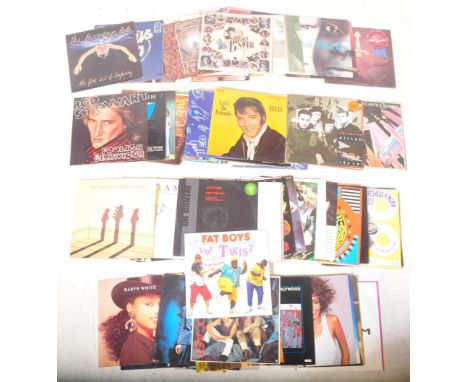 A large collection of vintage 20th century LP vinyl records to include Rick Wakeman, Ricky Stagg, The Farm, Masterwork, Gino 