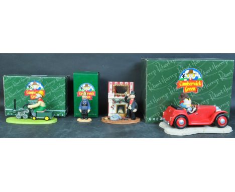 Camberwick Green – Robert Harrop – a collection of five statues / figurines. To include; CG64 Lord Belbourough (Bessie the tr