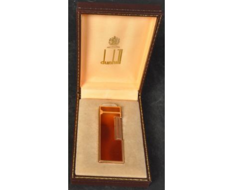 Dunhill - Gemstone Collection - A vintage 20th century Swiss made Dunhill Gemstones cigarette lighter. The lighter having car