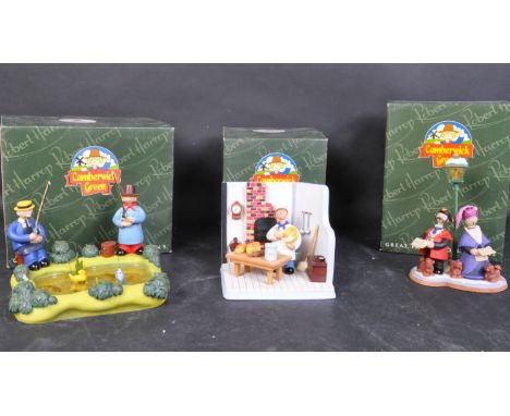 Camberwick Green – Robert Harrop – a collection of 3 statues / figurines. To include; CGS02 Windy Miller & Mr Carraway "Fishi