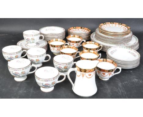 A collection of early 20th century and later bone china tea services to include&nbsp; a 1930's Royal Albert part tea service 