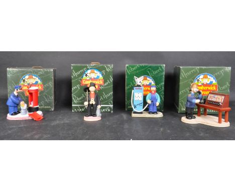 Camberwick Green – Robert Harrop – a collection of four statues / figurines. To include; CG31 Mr Crockett - CG88 Captain Flac