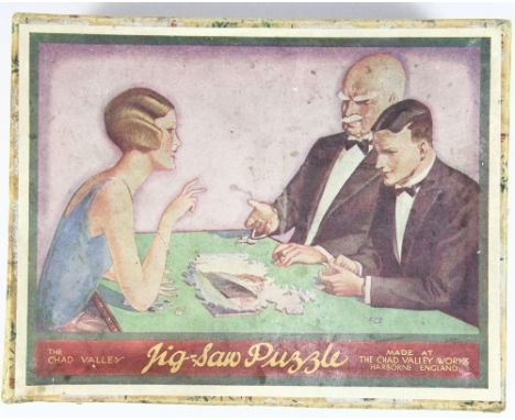 A 1920s Chad Valley wooden jigsaw puzzle