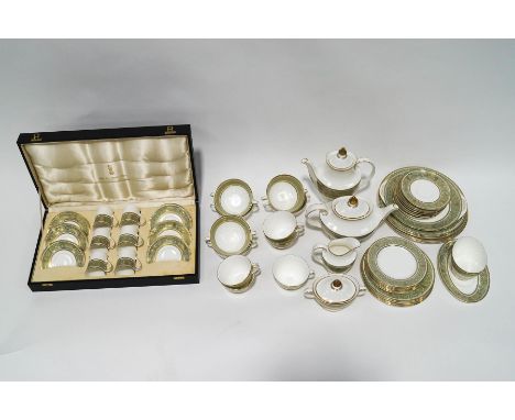 An extensive Royal Doulton English Renaissance tea and dinner service for six settings, 57 pieces in total