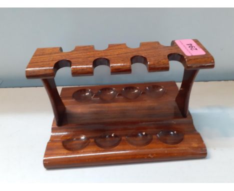A modern Dunhill treen pipe holderLocation: 7.1 