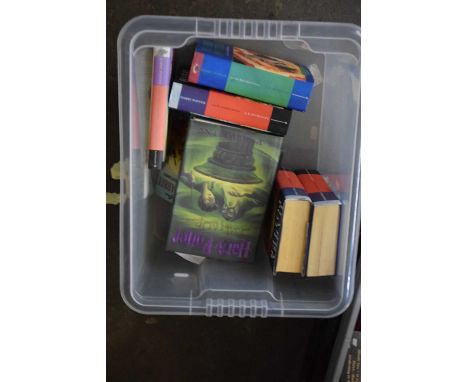 ONE BOX, SOME FIRST EDITIONS: Various Titles, to include: J K ROWLING FIRSTS: HARRY POTTER AND THE HALF-BLOOD PRINCE (2 versi