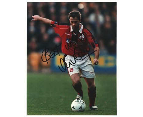 Ian Woan signed 10x8 inch colour photo pictured while playing for Nottingham Forest. Good condition. All autographs come with