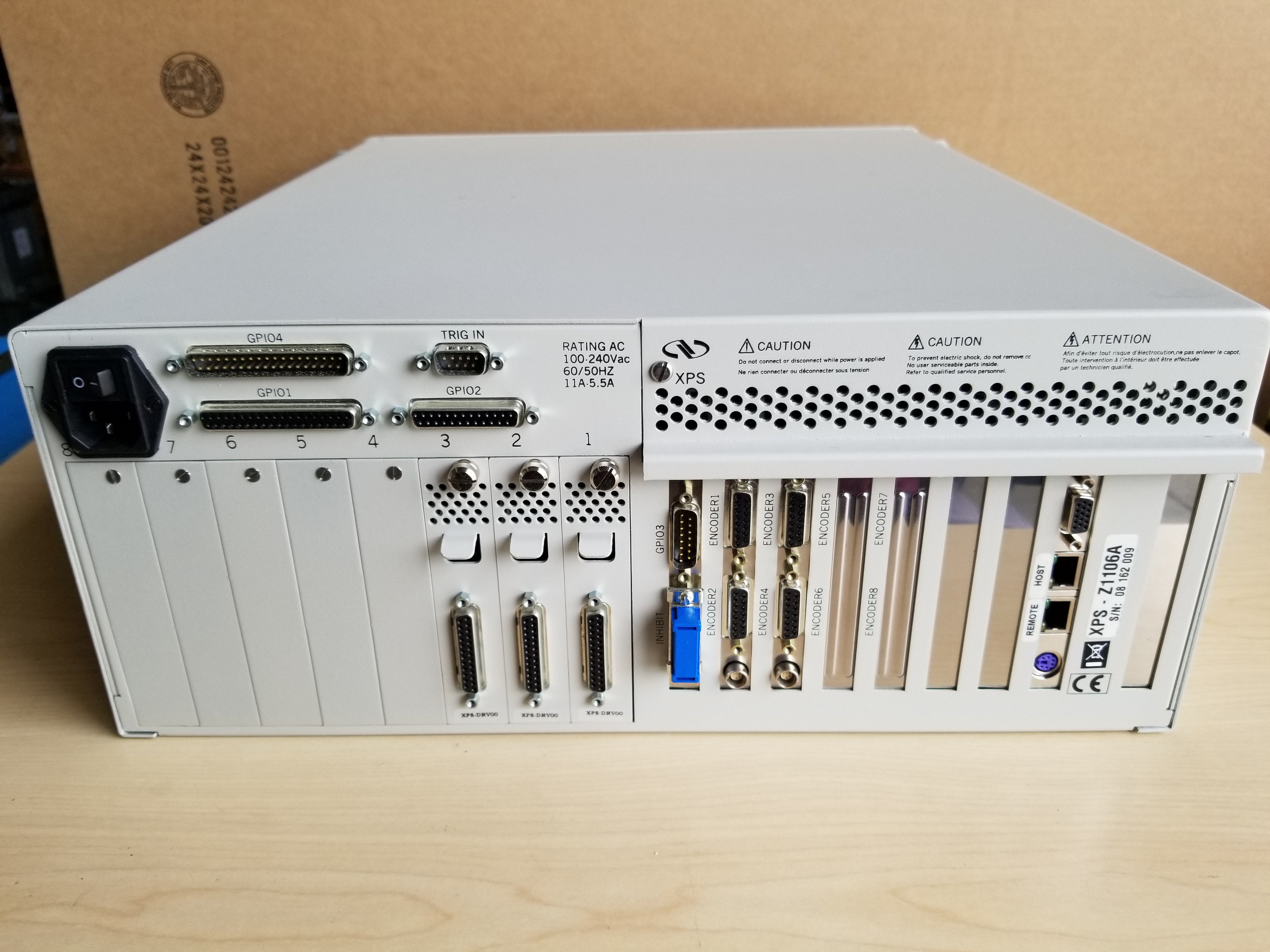 Newport XPS Motion Controller DriverIncludes the following cards(2