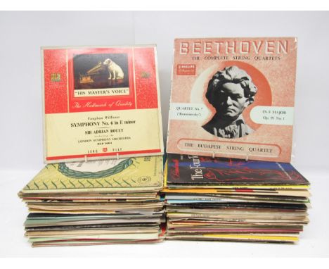 Classical- A collection of approximately eighty classical 10" vinyl records on various labels including Decca, Columbia, HMV,