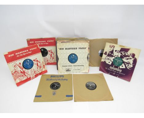 Rock &amp; Roll - a collection of 78rpm 10" shellac records including several Rock and Roll titles. Artists include Elvis Pre