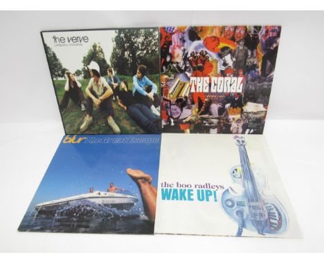 Britpop - A collection of four Britpop and Indie LPs to include The Verve - 'Urban Hymns' with printed inners, band pictures 