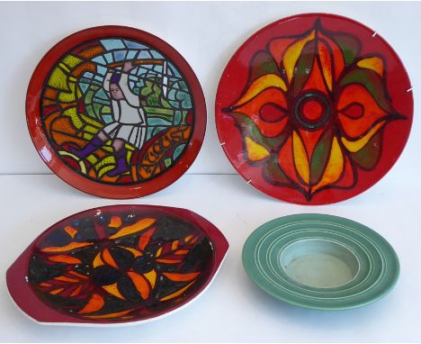 A Limited Edition (871/1000) Poole Pottery Medieval calendar series hand decorated plate designed by Tony Morris and issued i