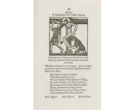 NO RESERVE Malory (Sir Thomas) Lancelot and Elaine, one of 200 copies [but actually c.25], printed in red &amp; black, wood-e