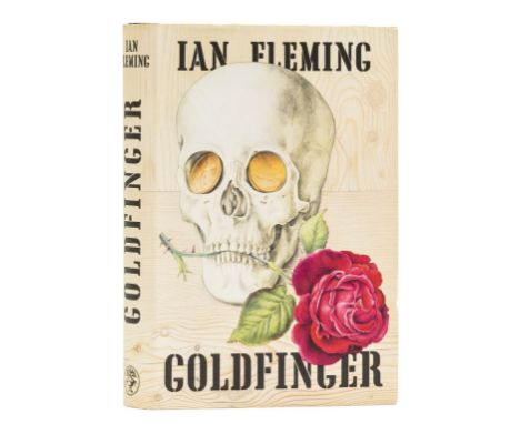 Fleming (Ian) Goldfinger, first edition, original blind-stamped and gilt pictorial boards, near-fine, dust-jacket, neatly pri