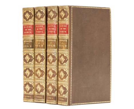 NO RESERVE Johnson (Samuel) The Lives of the most eminent English Poets, with critical observations of their Works, 4 vol., s