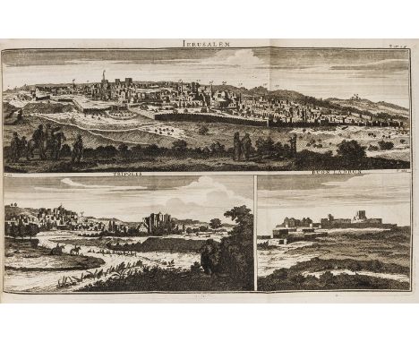 Voyages.- Bruyn (Cornelis de) Voyage au Levant ... dans les Isles de Chio, Rhodes, Chypre, &amp;., 5 vol., first collected ed