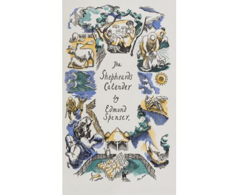 Nash (John).- Spenser (Edmund) The Shepheardes Calender, number 94 of 350 copies on paper, additional pochoir illustrated  ti