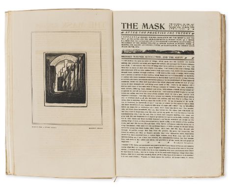 Craig (Edward Gordon) The Mask: The Journal of the Art of the Theatre, vol.1-4 only (of 15), numerous plates and illustration