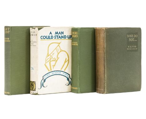 Ford (Ford Madox) [Parade's End], 4 vol., first editions, comprising Some Do Not, occasional spotting, spine faded and a litt