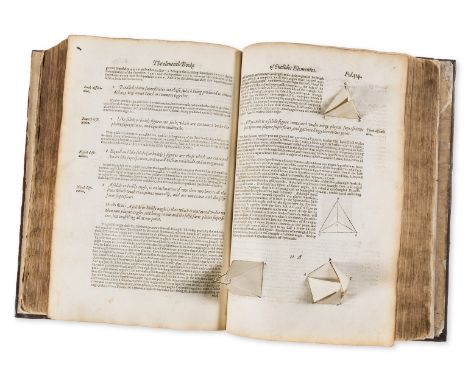 Euclid. The Elements of Geometrie, translated by Sir Henry Billingsley, preface by John Dee, first edition in English of the 