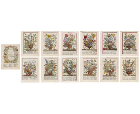 Botany.- Furber (Robert) The Flower-Garden Display'd in Above Four Hundred Curious Representations of the Most Beautiful Flow