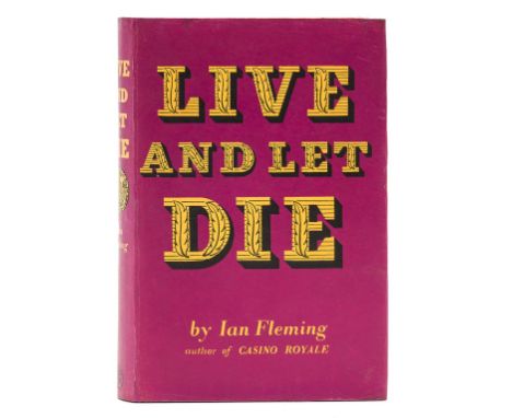 Fleming (Ian) Live and Let Die, first edition, original boards, minor bumping to spine ends and corners, first state dust-jac
