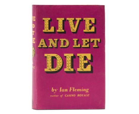 Fleming (Ian) Live and Let Die, first edition, original boards, minor bumping to spine ends and corners, first state dust-jac