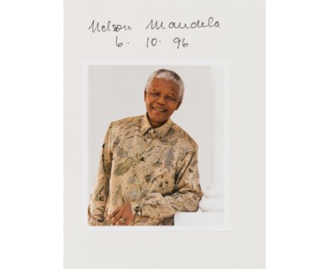 Mandela (Nelson) The Illustrated Long Walk to Freedom, number 381 of 425 copies with accompanying portrait of Mandela by Benn