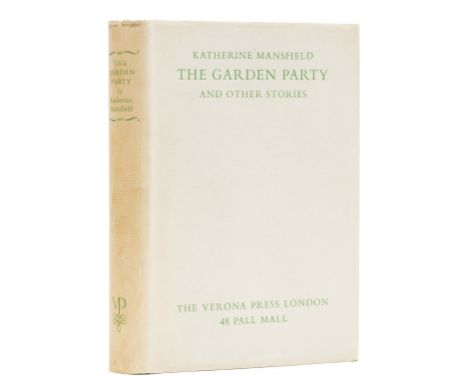 Officina Bodoni.- Mansfield (Katherine) The Garden Party and other stories, limited edition, colour lithograph illustrations 