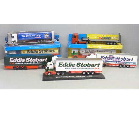 Model vehicles including two boxed Corgi Superhaulers 