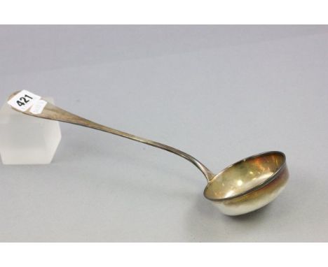 Silver Soup Ladle marked 800