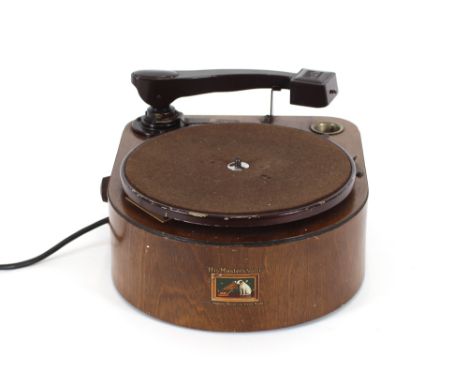 An HMV record player