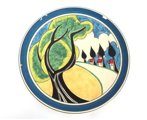 A Wedgwood Clarice Cliff "Bizarre" design plate 