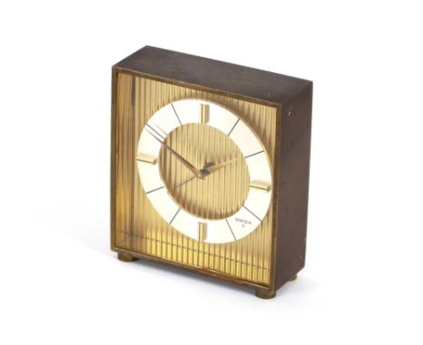 A Swiza mantel clock, 10 cm high