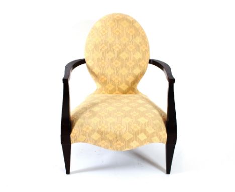 An Art Deco design armchair, by Donghia, John Hutton design